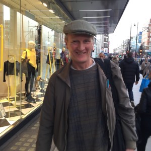 Flat cap on Oxford St