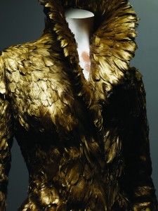 feather coat