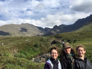 Hiking fairy pools Isle of Skye Harris Tweed Hat