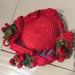 red vintage hat petershams