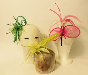 dyed feather head pieces