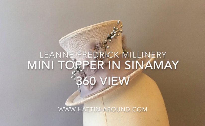 My Birthday Hat – Mini Topper Sinamay