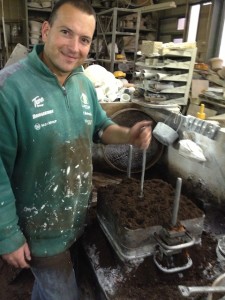 Steve Lane Aluminium hat block sand