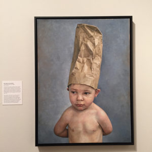Hat in new art at National Portrait gallery